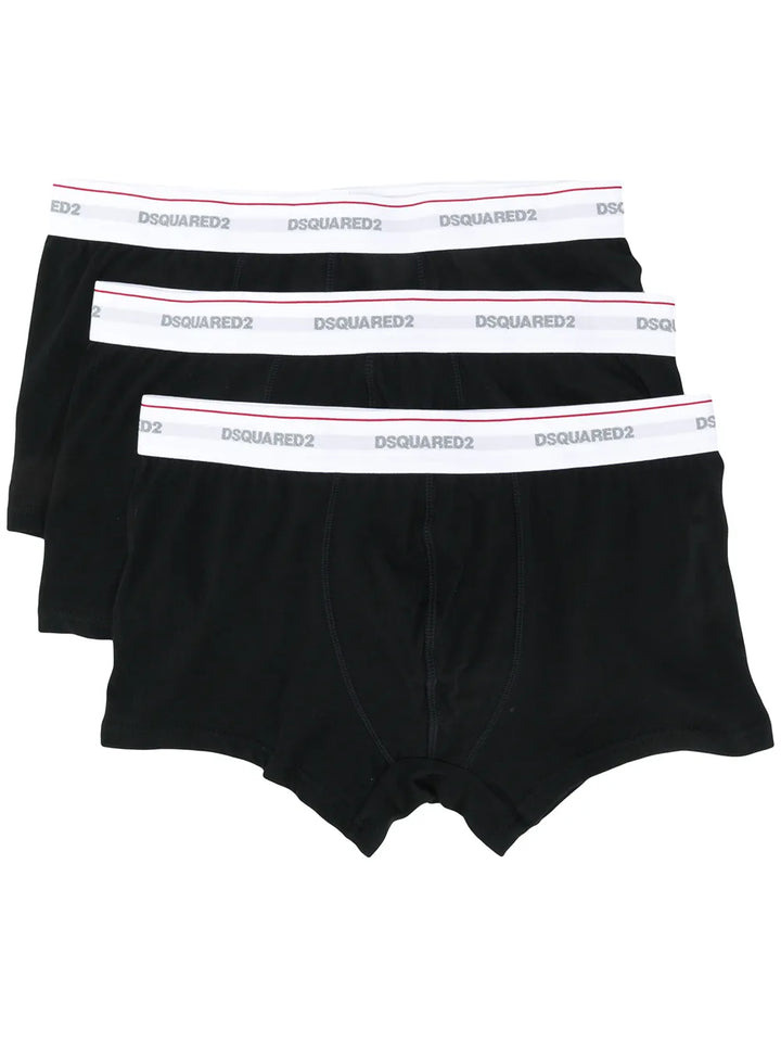 Pack da 3 boxer DSQUARED2 neri
