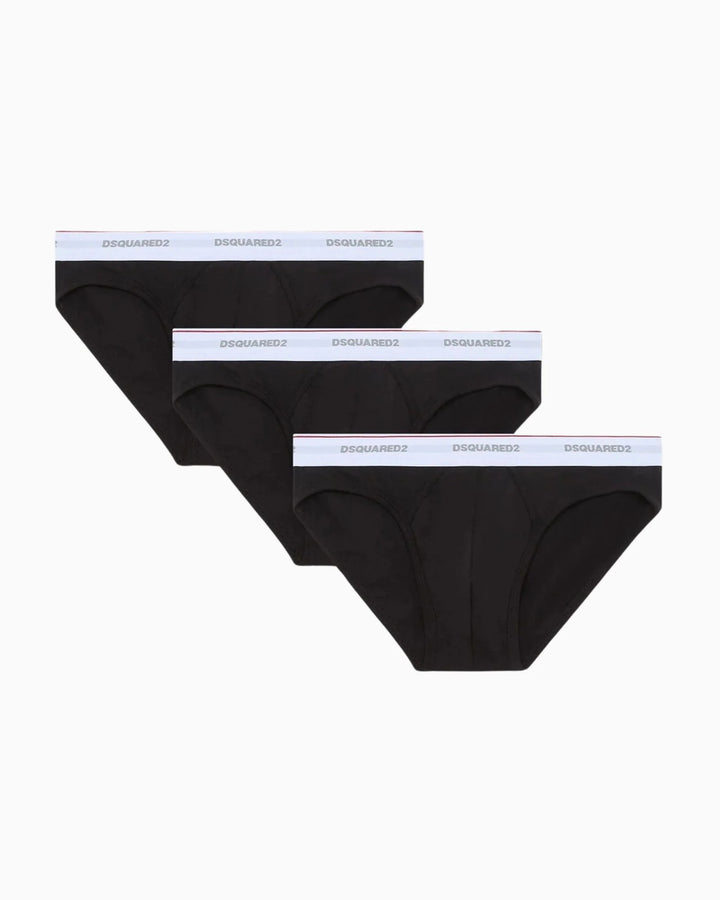 Pack da 3 slip dsquared2 neri